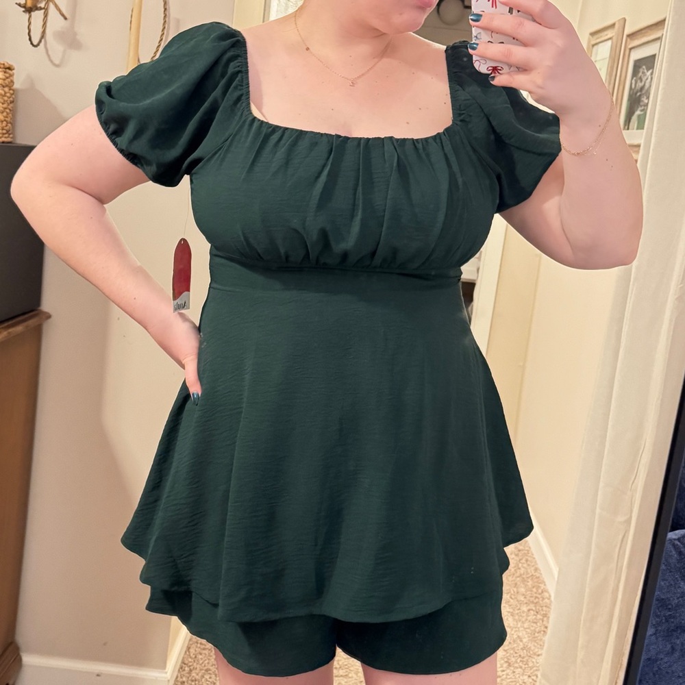 Arula Women's Dark Green romper